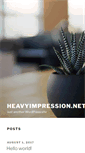 Mobile Screenshot of heavyimpression.net